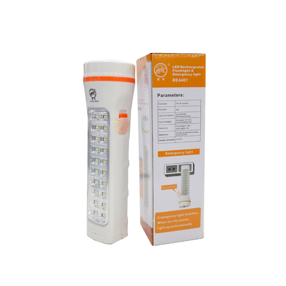 Lámpara led 3 W con linterna 1 W recargable Huyu - Miniatura 3