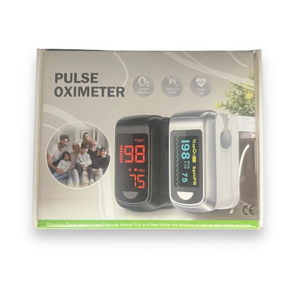 Pulsioxímetro de dedo. Color negro - Miniatura 2