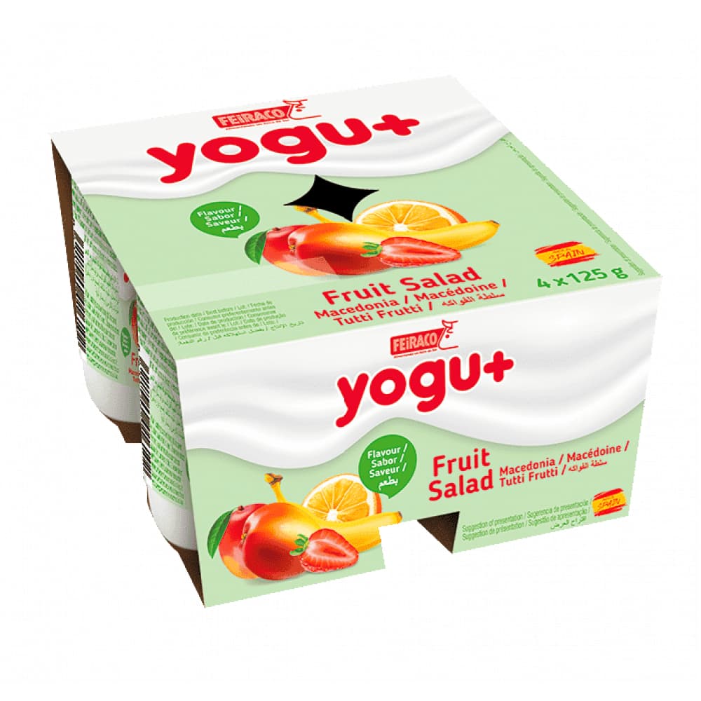 Yogur pasteurizado sabor a macedonia (8 x 125 g) - Miniatura 2