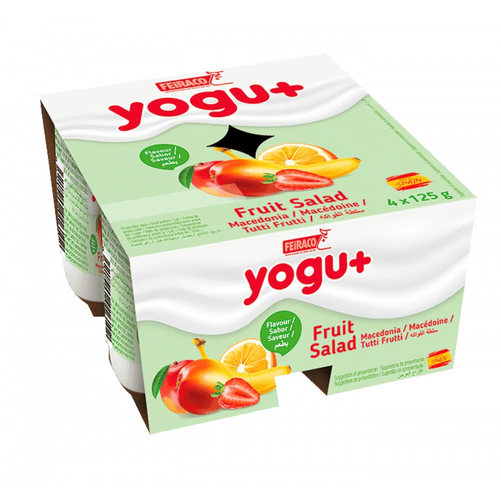 Yogur pasteurizado sabor a macedonia (16 x 125 g) - Miniatura 2
