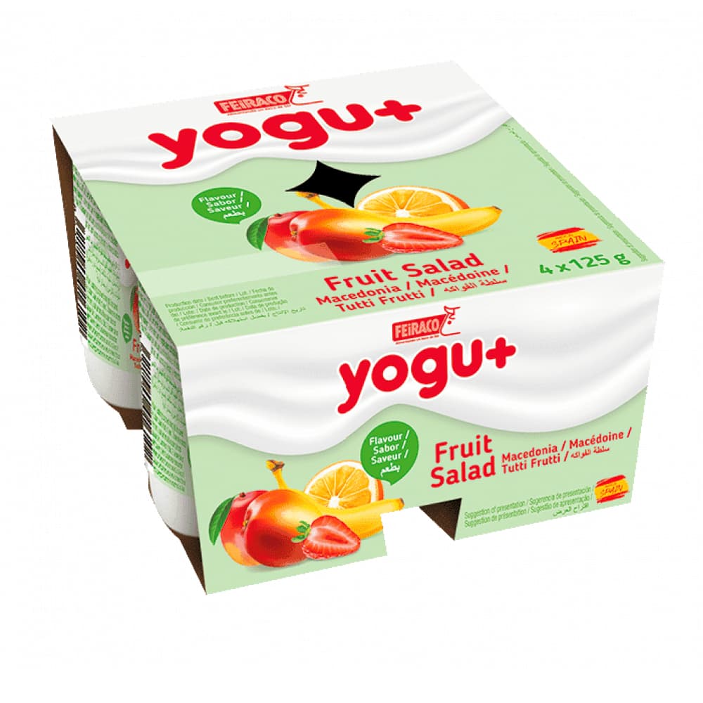 Yogur pasteurizado sabor a macedonia (24 x 125 g) - Miniatura 2