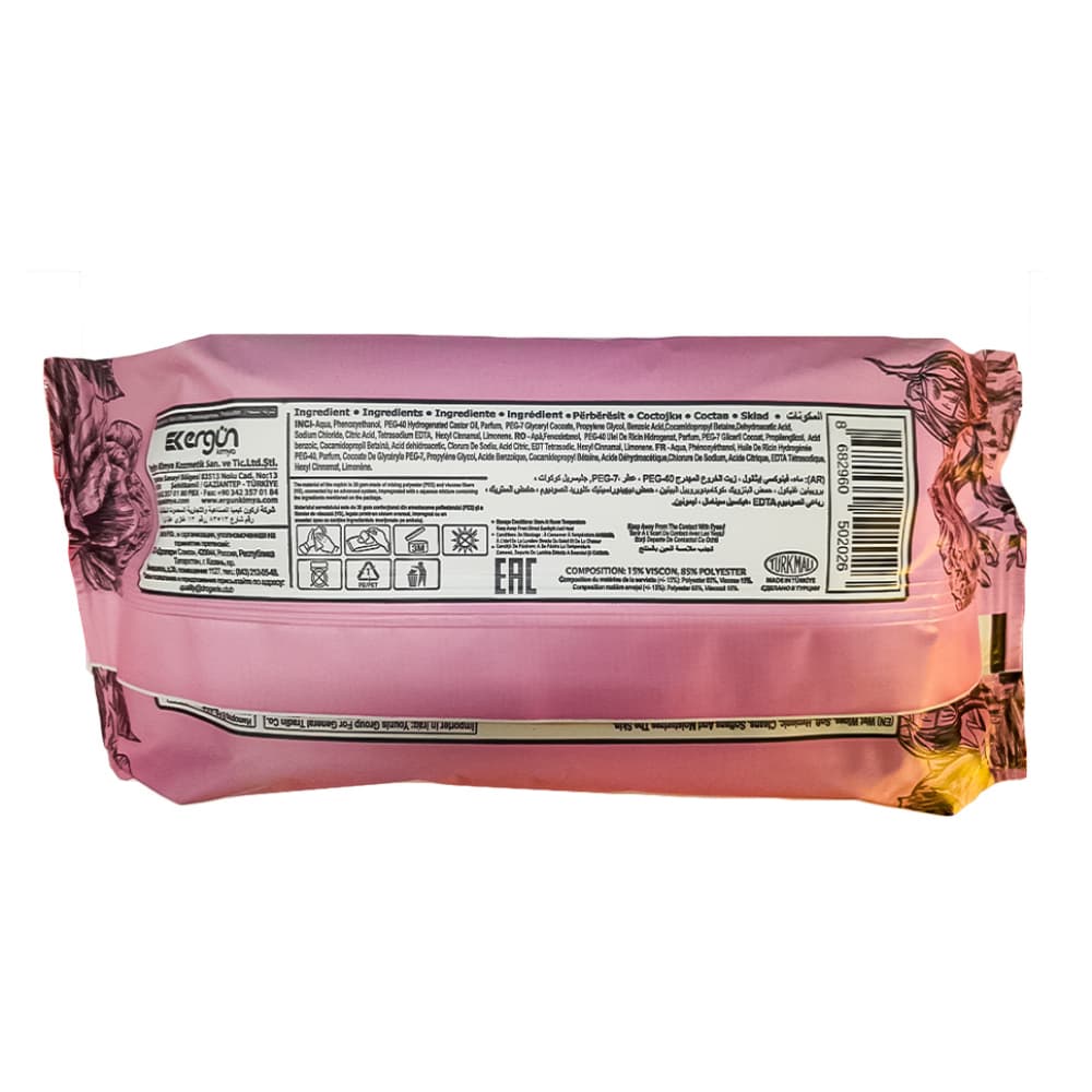 Toallitas húmedas con aroma a romance Doxa (6 x 120 U) - Miniatura 2