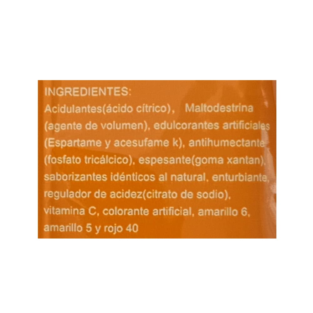 Refresco instantáneo sabor durazno El Frutal (45 g / 1.58 oz) - Miniatura 3