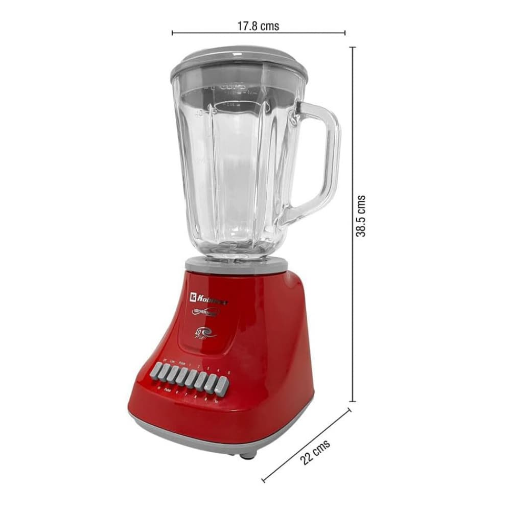 Licuadora gourmet roja Koblenz LKM-5970 VR - Miniatura 2