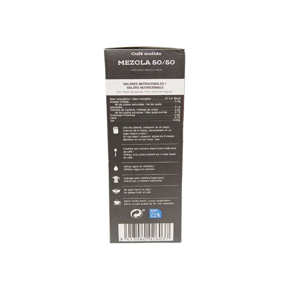 Café molido Mezcla 50/50 Gourmet (250 g / 8.81 oz) - Miniatura 3