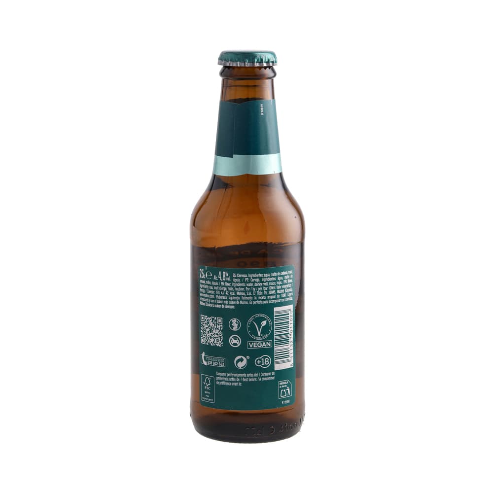 Cerveza de botella Mahou Clásica (6 x 250 ml) - Miniatura 2