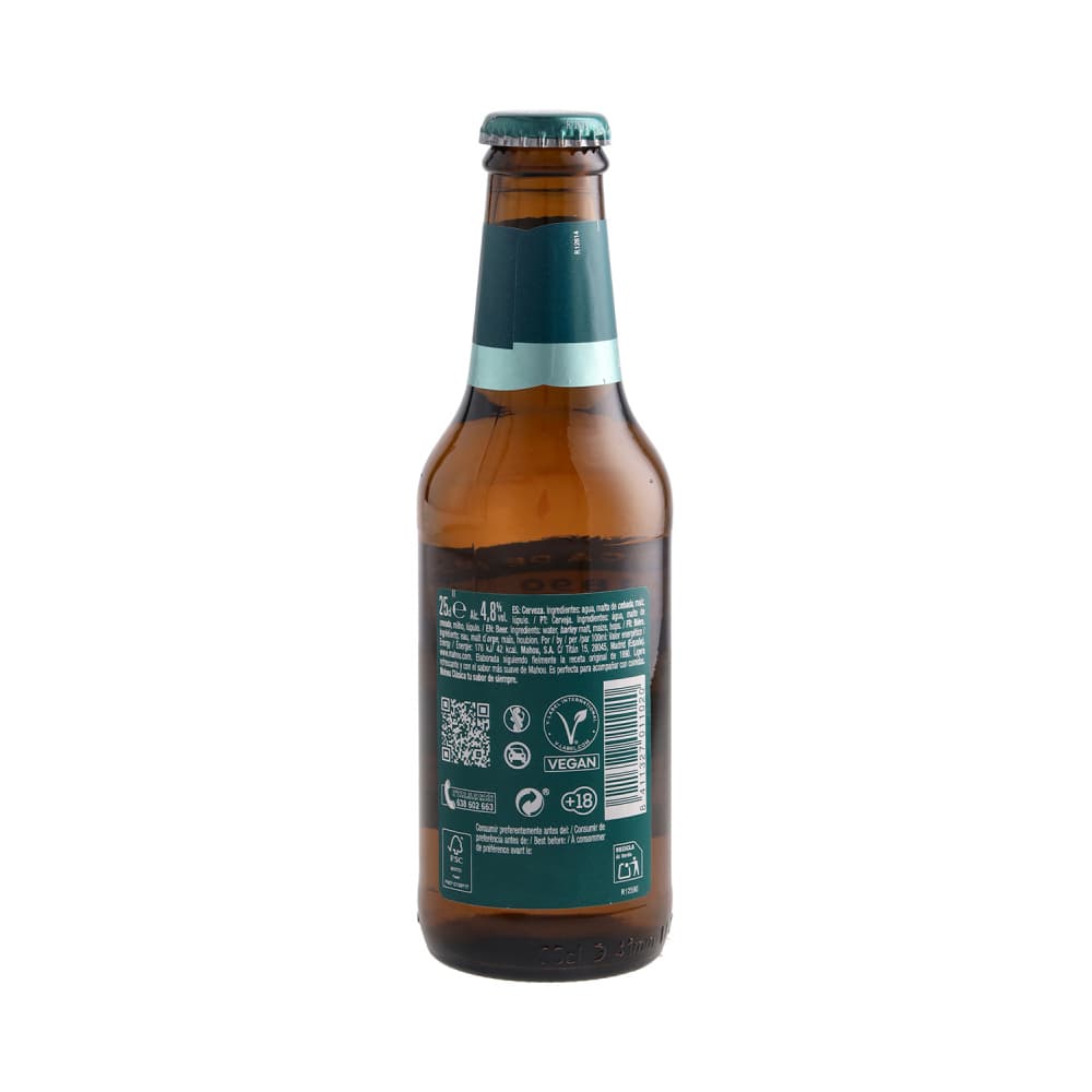 Cerveza de botella Mahou Clásica (24 x 250 ml) - Miniatura 2