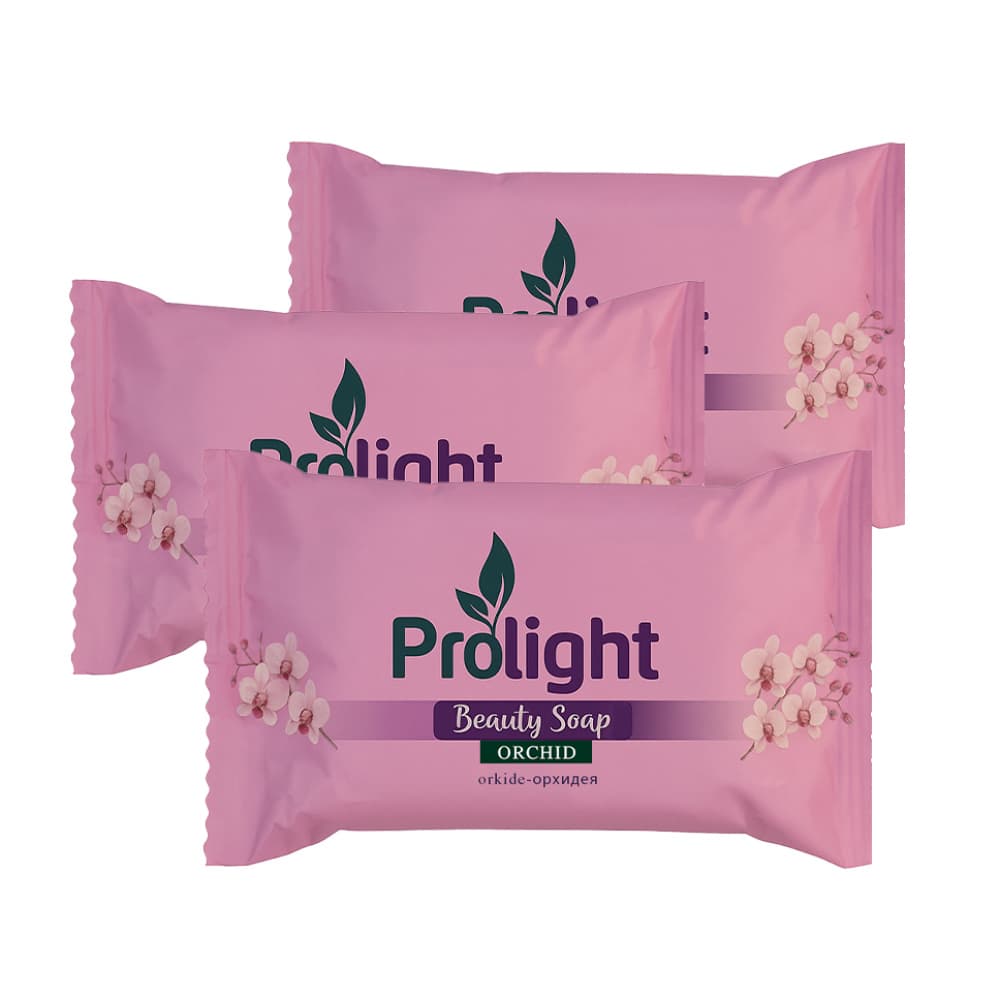 Jabón de belleza con fragancia a orquídea Prolight (3 x 100 g / 3.52 oz) - Imagen 1