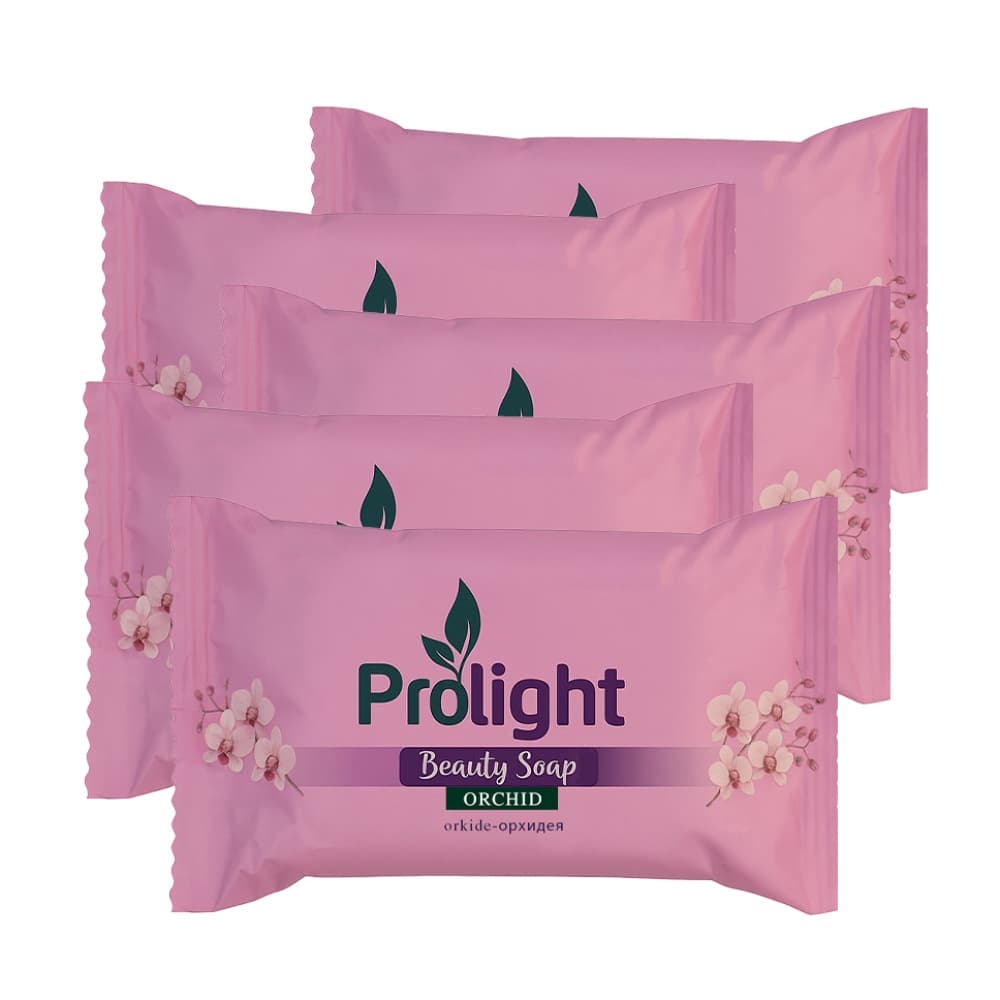 Jabón de belleza con fragancia a orquídea Prolight (5 x 100 g / 3.52 oz) - Imagen 1