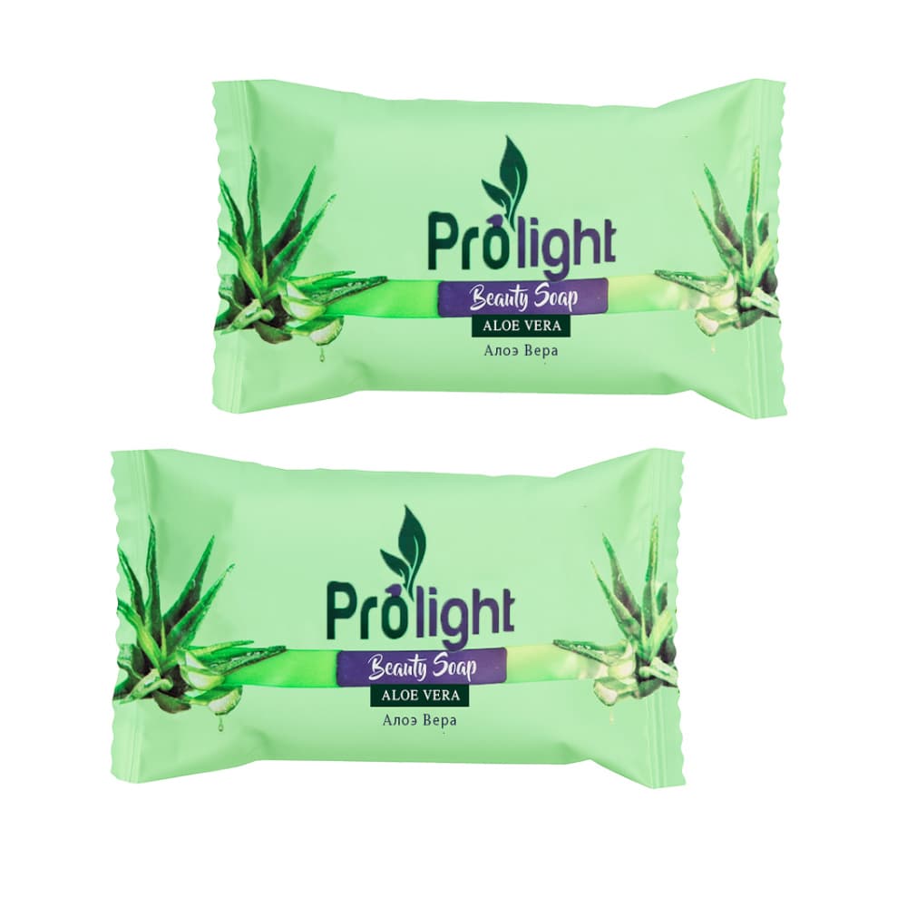 Jabón de belleza con fragancia aloe vera Prolight (2 x 100 g / 3.52 oz) - Imagen 1