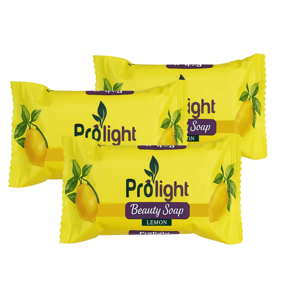Jabón de belleza con fragancia a limón Prolight (3 x 100 g / 3.52 oz) - Imagen 1