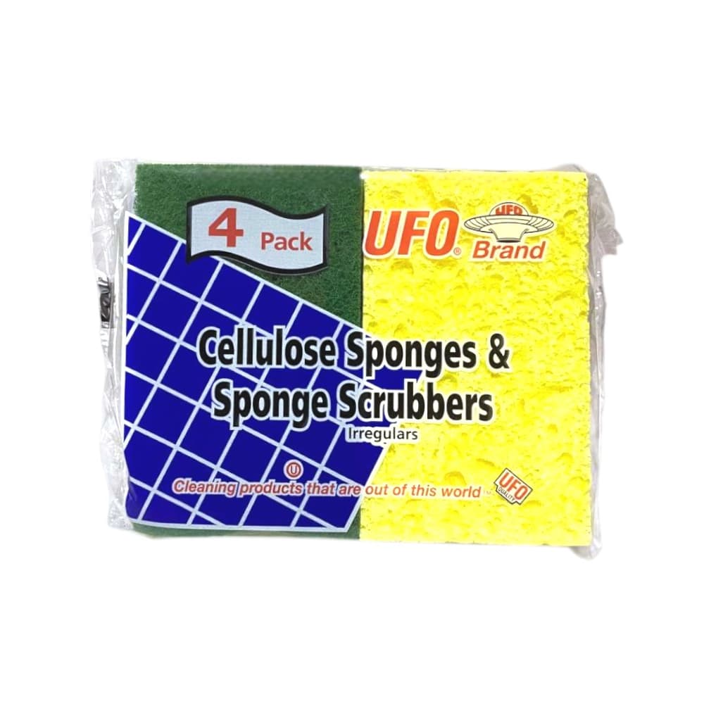 Paquete de esponjas y estropajos de celulosa UFO (4 U) - Imagen 1