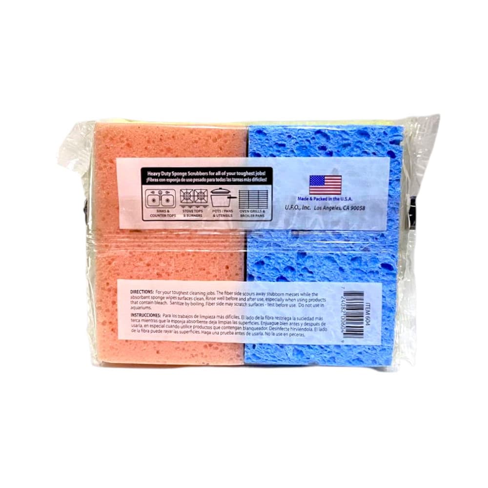 Paquete de esponjas y estropajos de celulosa UFO (4 U) - Miniatura 2