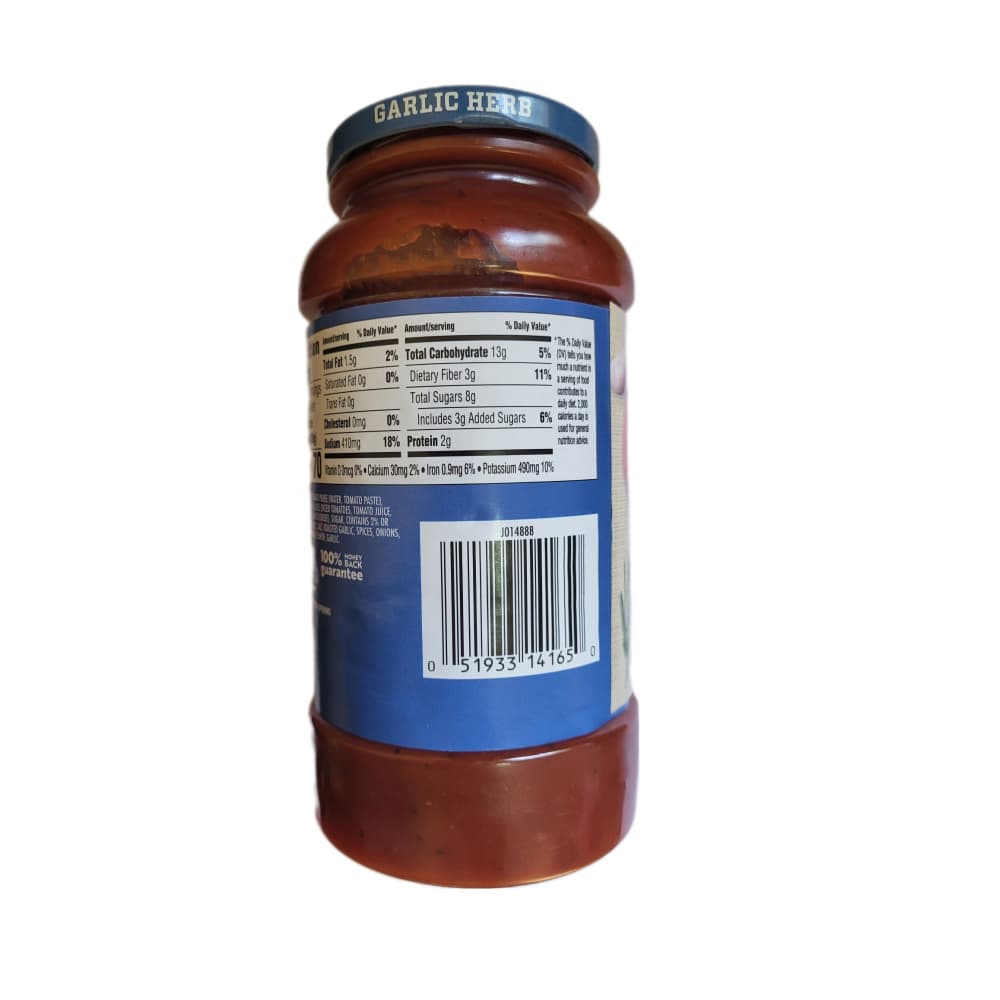 Salsa para pasta con ajo y hierbas Mantia´s (680 g / 1.5 lb) - Miniatura 3