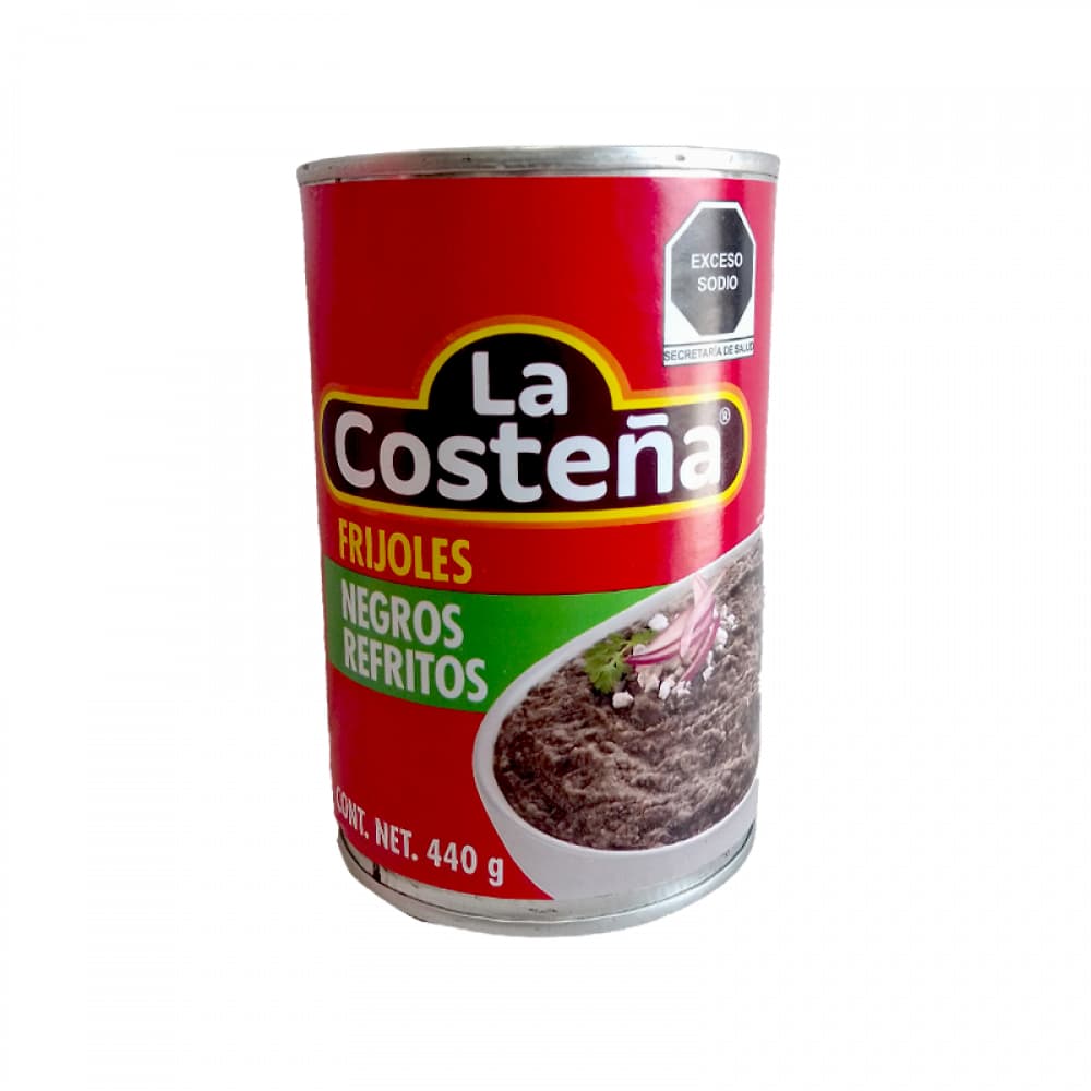 Frijoles negros refritos (440 g / 15.52 oz) - Imagen 1