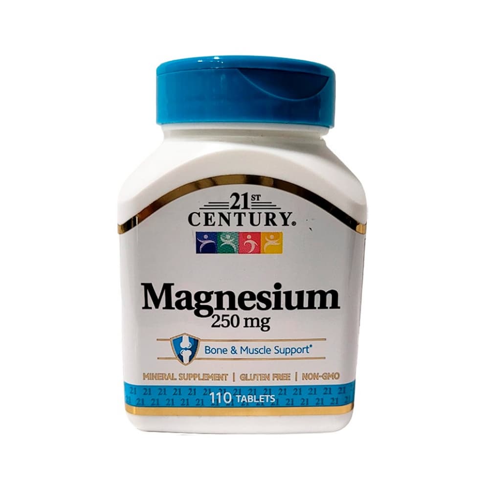Magnesio 250 mg 21st Century (110 tabletas) - Imagen 1