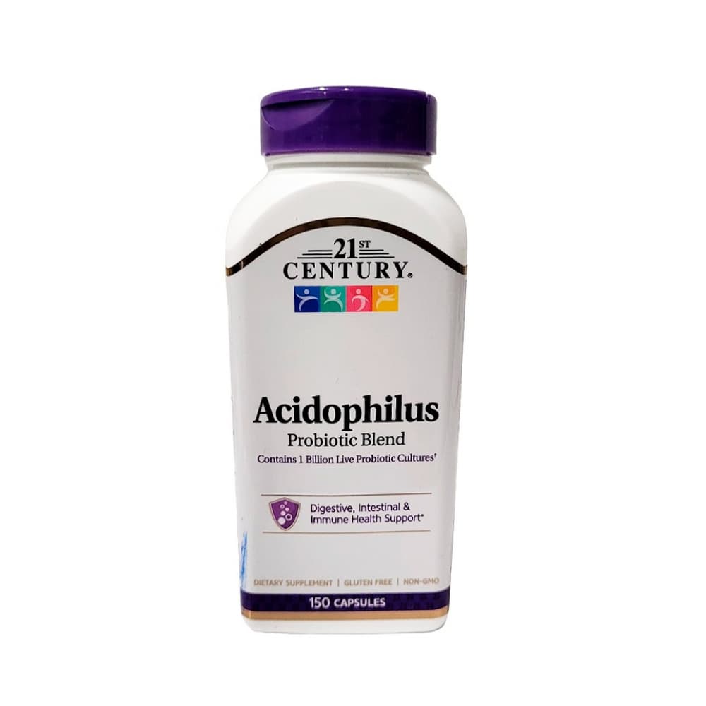 Mezcla de probióticos acidófilos 21st Century (150 cápsulas) - Imagen 1