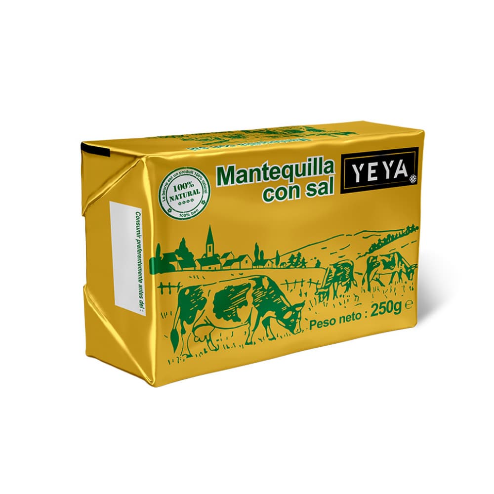 Mantequilla con sal YEYA (250 g / 8.81 oz) - Imagen 1