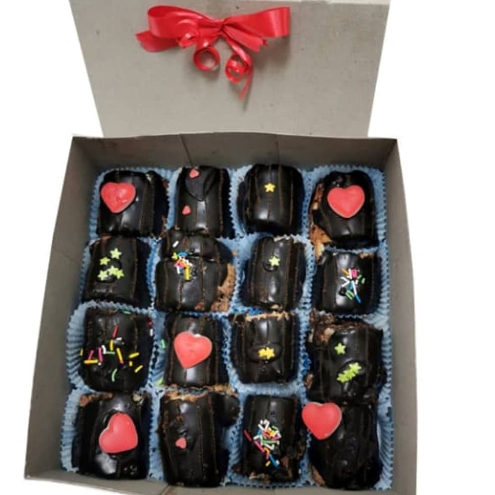 Mini troncos navideños (16 dulces) - Miniatura 2