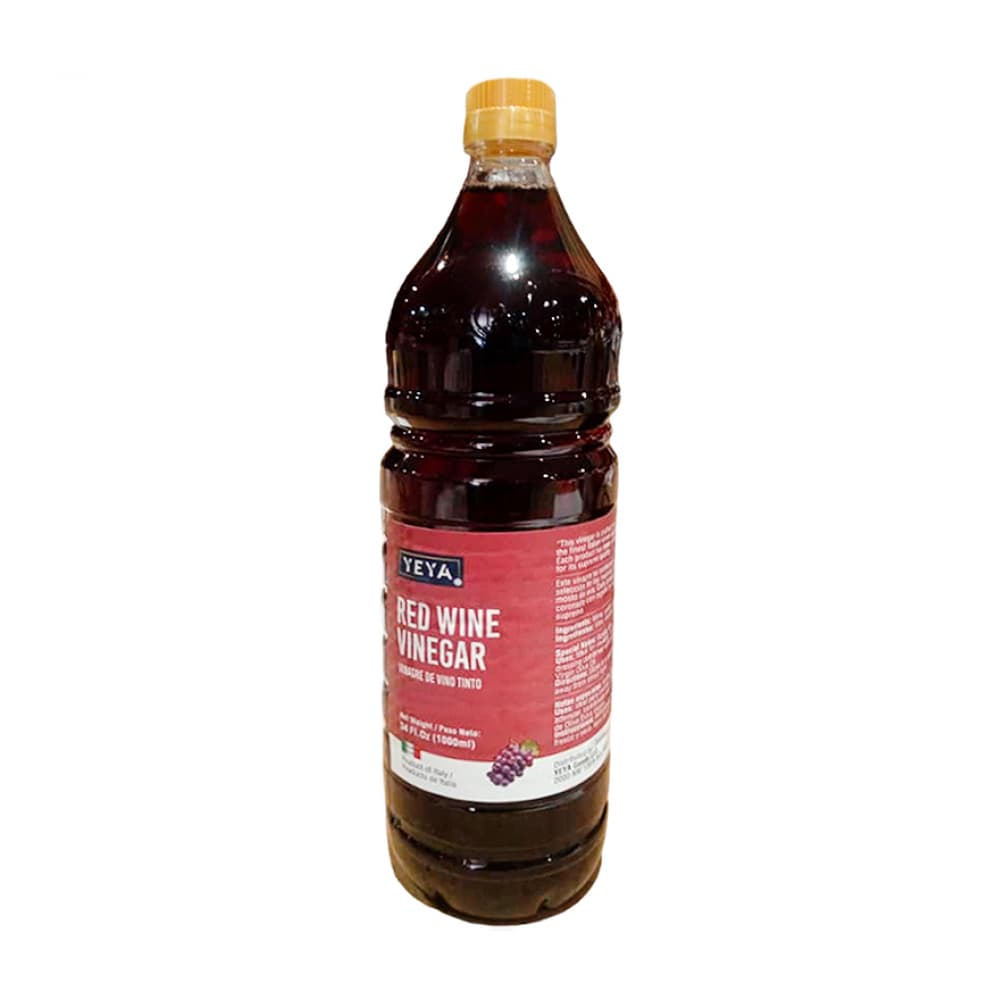 Vinagre de vino tinto YEYA (1000 ml / 34 fl. oz) - Imagen 1