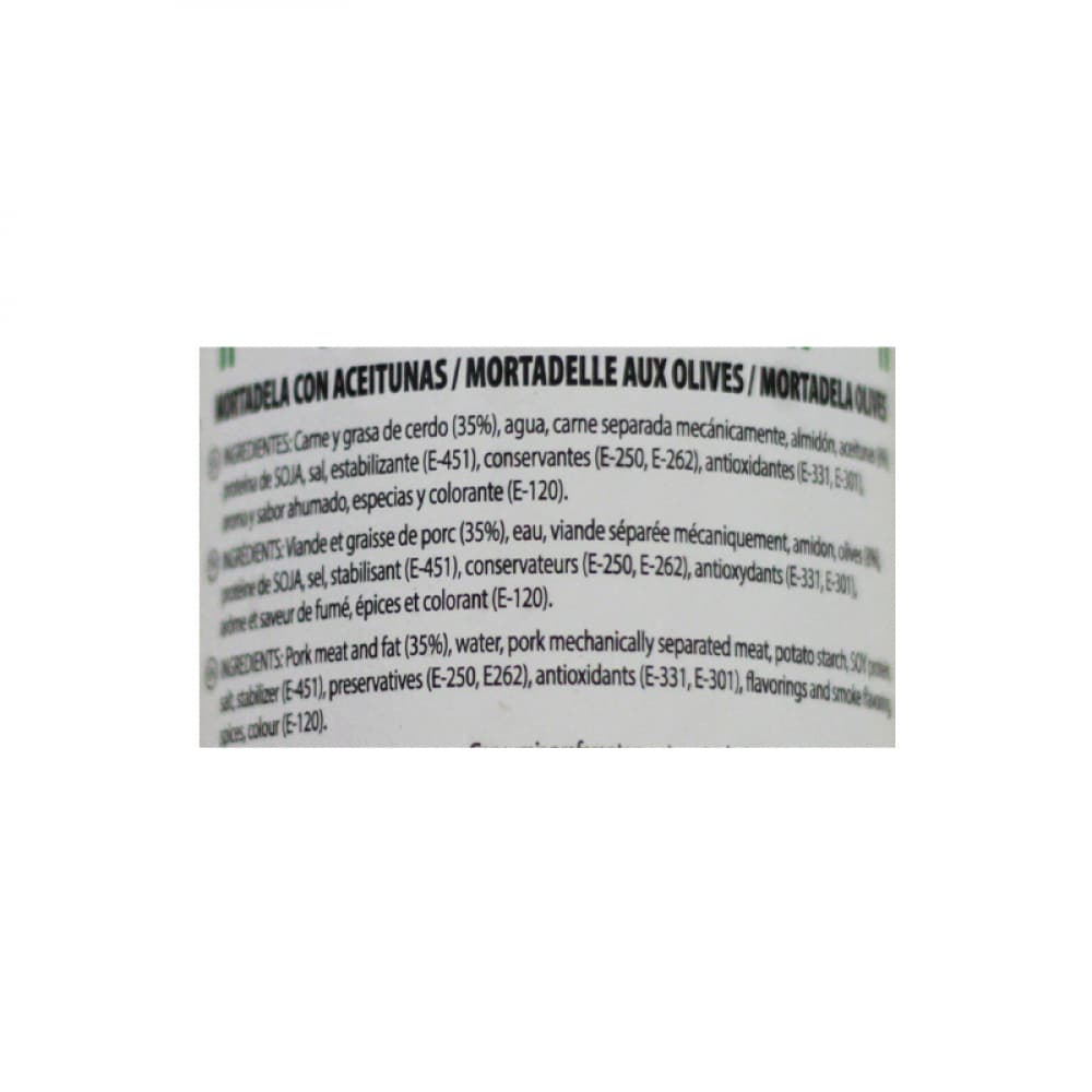 Mortadela con aceitunas Sarquella (500 g / 1.10 lb) - Miniatura 2