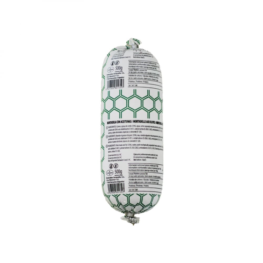 Mortadela con aceitunas Sarquella (500 g / 1.10 lb) - Miniatura 4