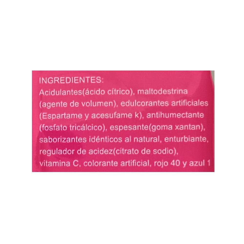 Refresco instantáneo sabor uva El Frutal (45 g / 1.58 oz) - Miniatura 3