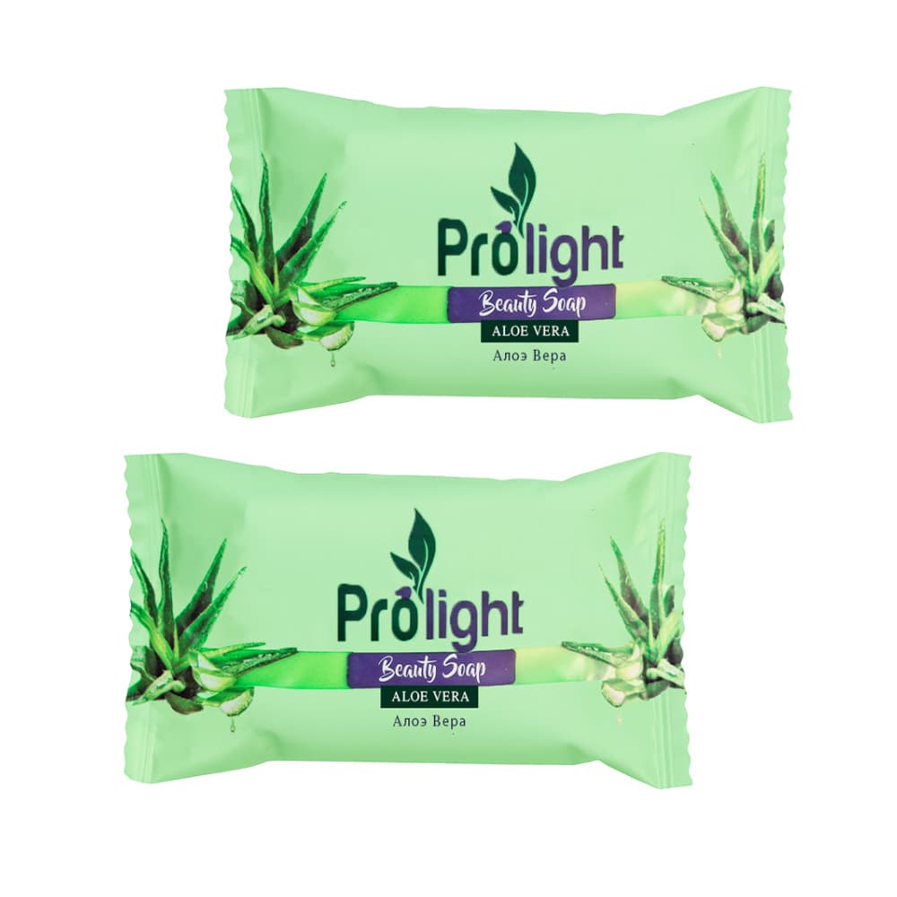 Jabón de belleza con fragancia aloe vera Prolight (2 x 100 g / 3.52 oz) - Imagen 1