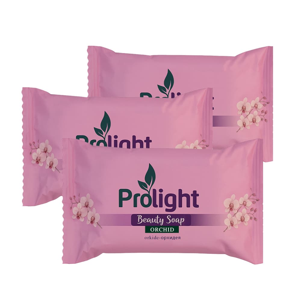 Jabón de belleza con fragancia a orquídea Prolight (3 x 100 g / 3.52 oz) - Imagen 1