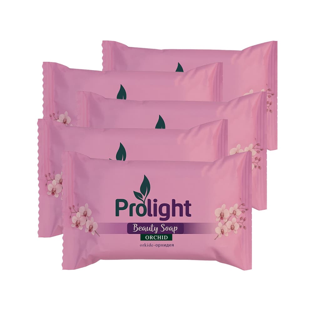 Jabón de belleza con fragancia a orquídea Prolight (5 x 100 g / 3.52 oz) - Imagen 1