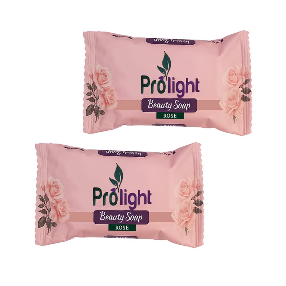 Jabón de belleza con fragancia a rosas Prolight (2 x 100 g / 3.52 oz) - Imagen 1
