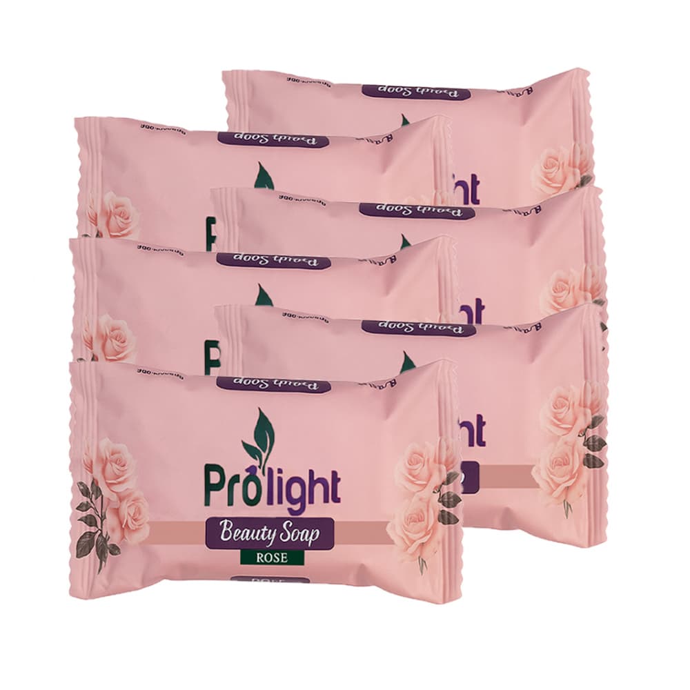 Jabón de belleza con fragancia a rosas Prolight (6 x 100 g / 3.52 oz) - Imagen 1