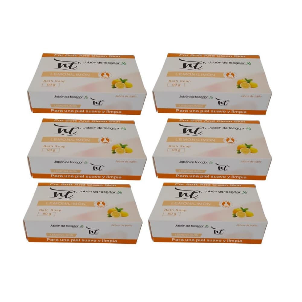 Combo de 6 jabones de tocador con aroma a limón NT - Imagen 1