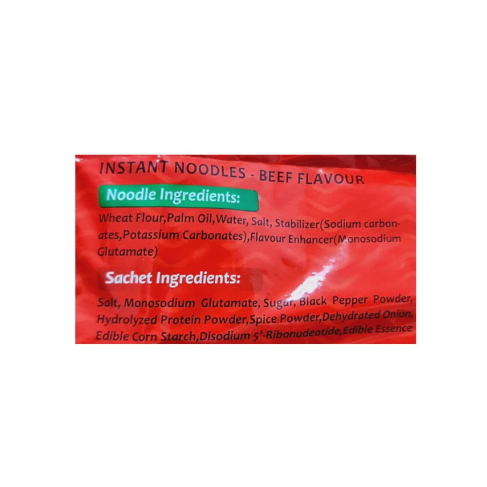 Sopa de fideos sabor a res (65 g / 2.29 oz) - Miniatura 2