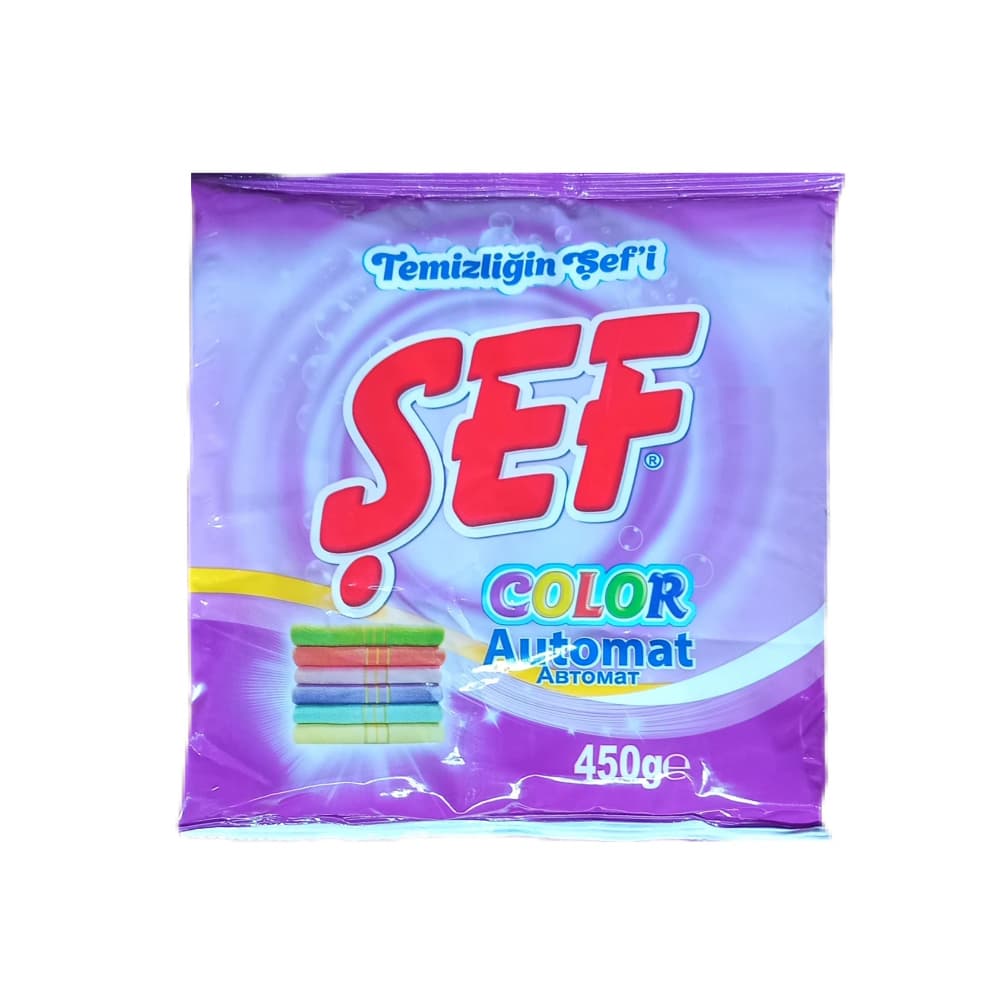 Detergente en polvo aroma color Sef (450 g / 15.87 oz) - Imagen 1