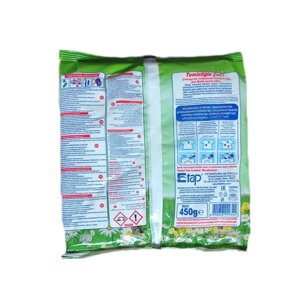 Detergente en polvo universal Sef (450 g / 15.87 oz) - Miniatura 3