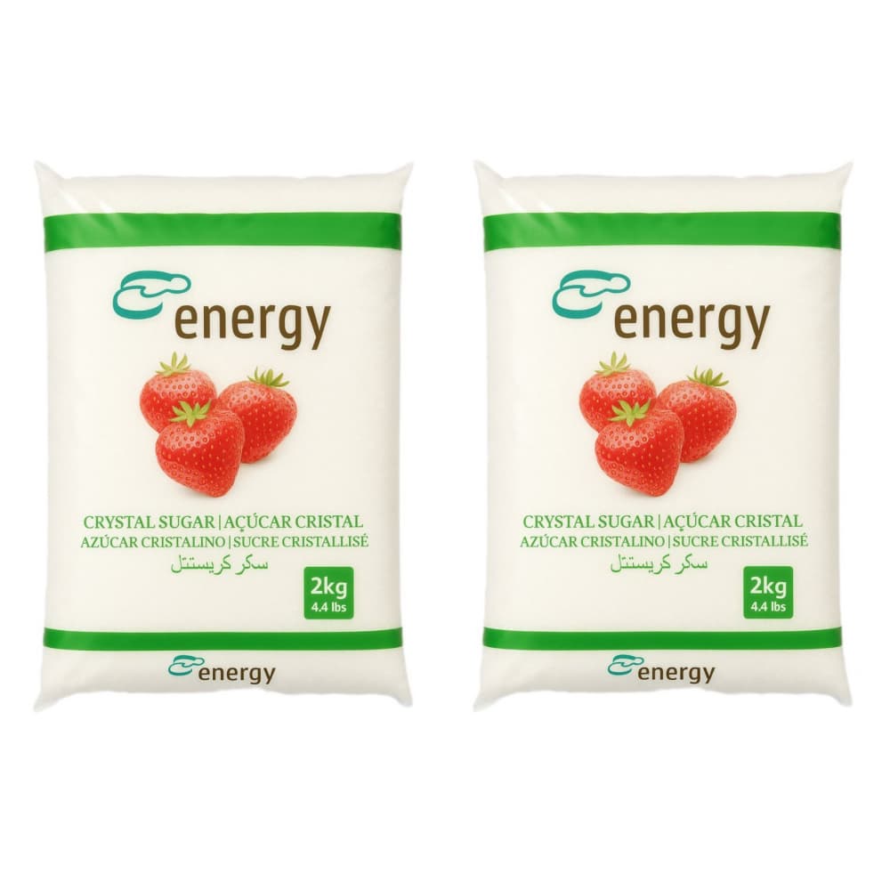 Azúcar blanca Energy (2 x 2 kg / 4.4 lb) - Imagen 1