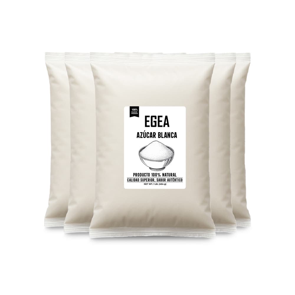 Azúcar blanca EGEA (5 x 454 g / 1 lb) - Imagen 1