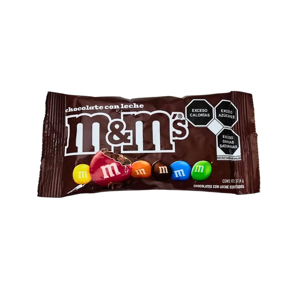 Chocolate con leche confitados M&M's (37.8 g / 1.3 oz) - Imagen 1