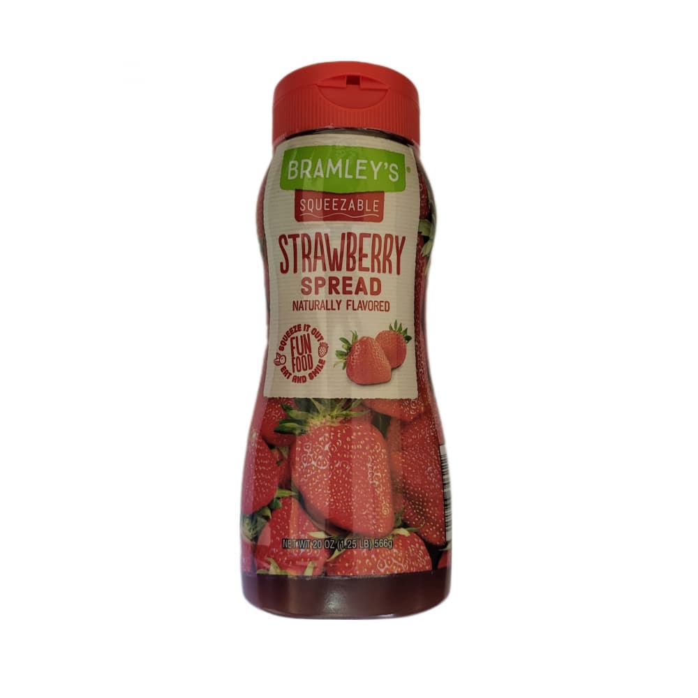 Crema de fresa sabor natural Bramley's (566 g / 20 oz) - Imagen 1