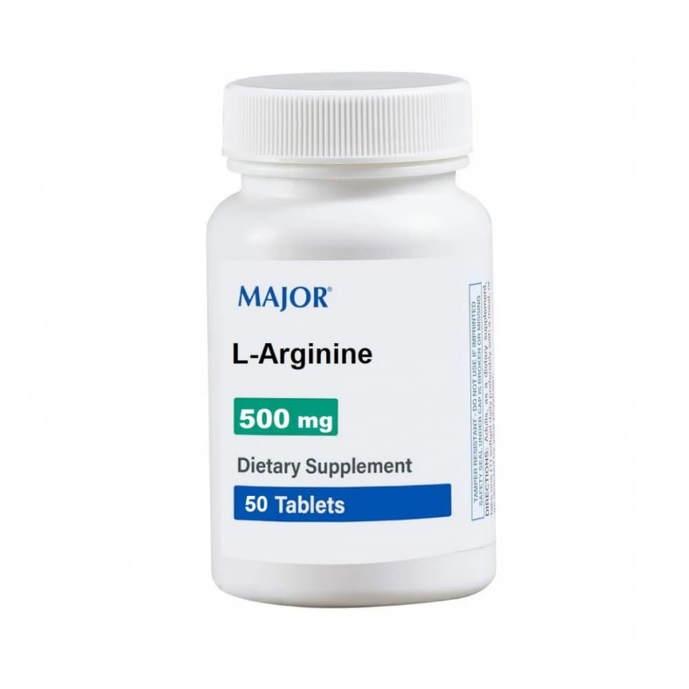 L- Arginina 500 mg Major (50 tabletas) - Imagen 1