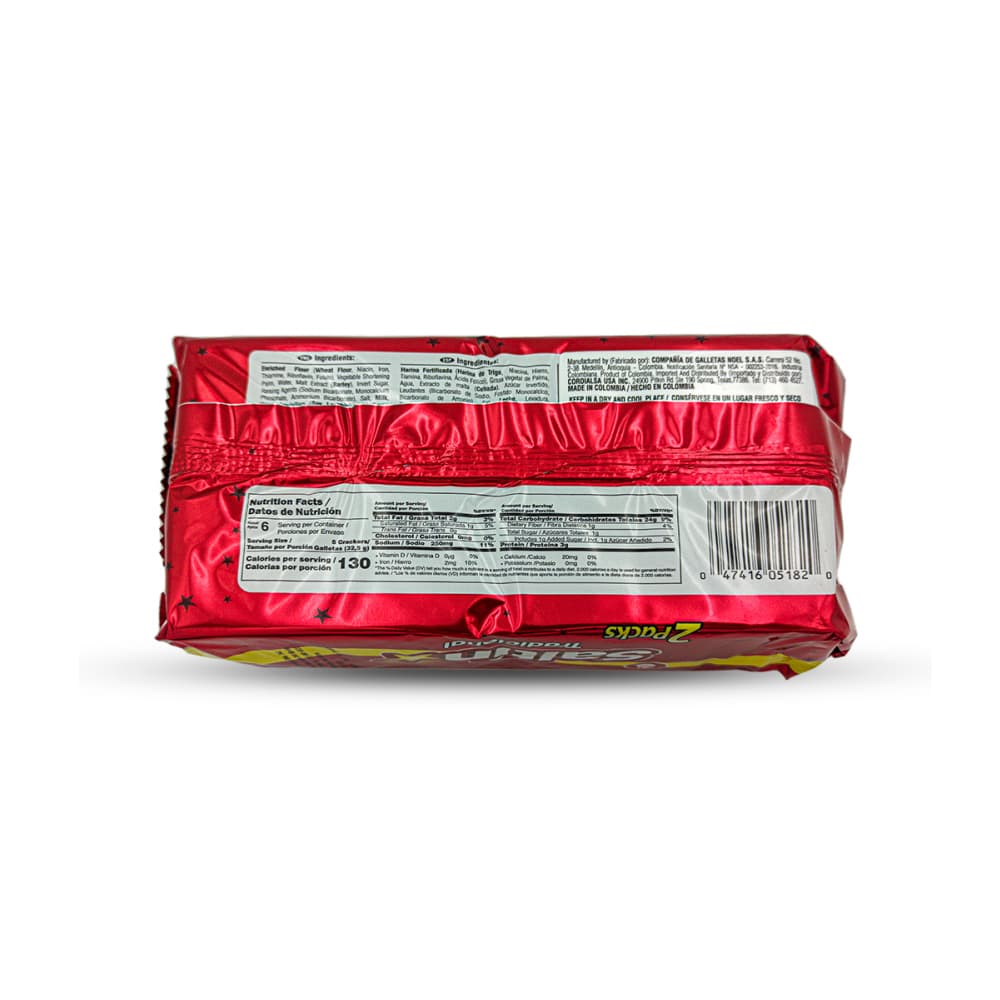 Galletas sabor tradicional Saltín Noel (200 g / 7.05 oz) - Miniatura 3