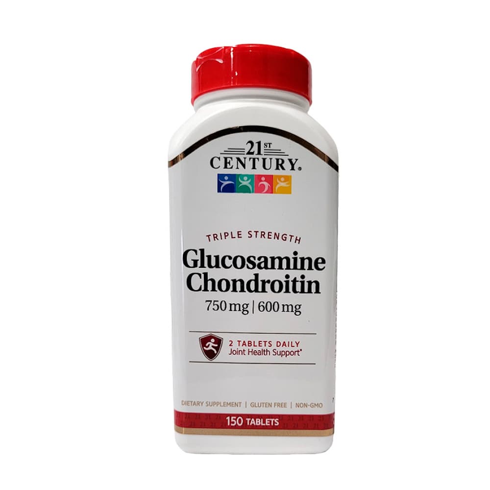 Triple potencia. Glucosamina 750 mg + condroitina 600 mg 21st Century (150 tabletas) - Miniatura 1