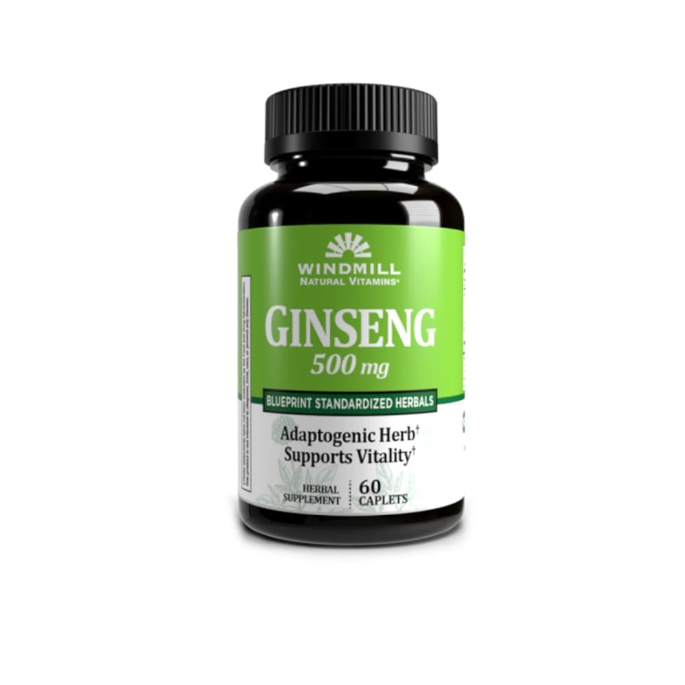 Suplemento herbario Ginseng 500 mg Widmill (60 cápsulas) - Imagen 1