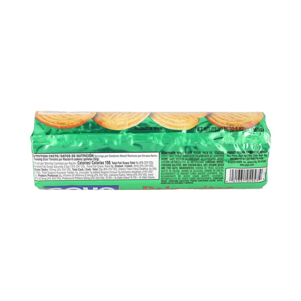 Galletas Palmeritas Goya (165 g / 5.82 oz) - Miniatura 2