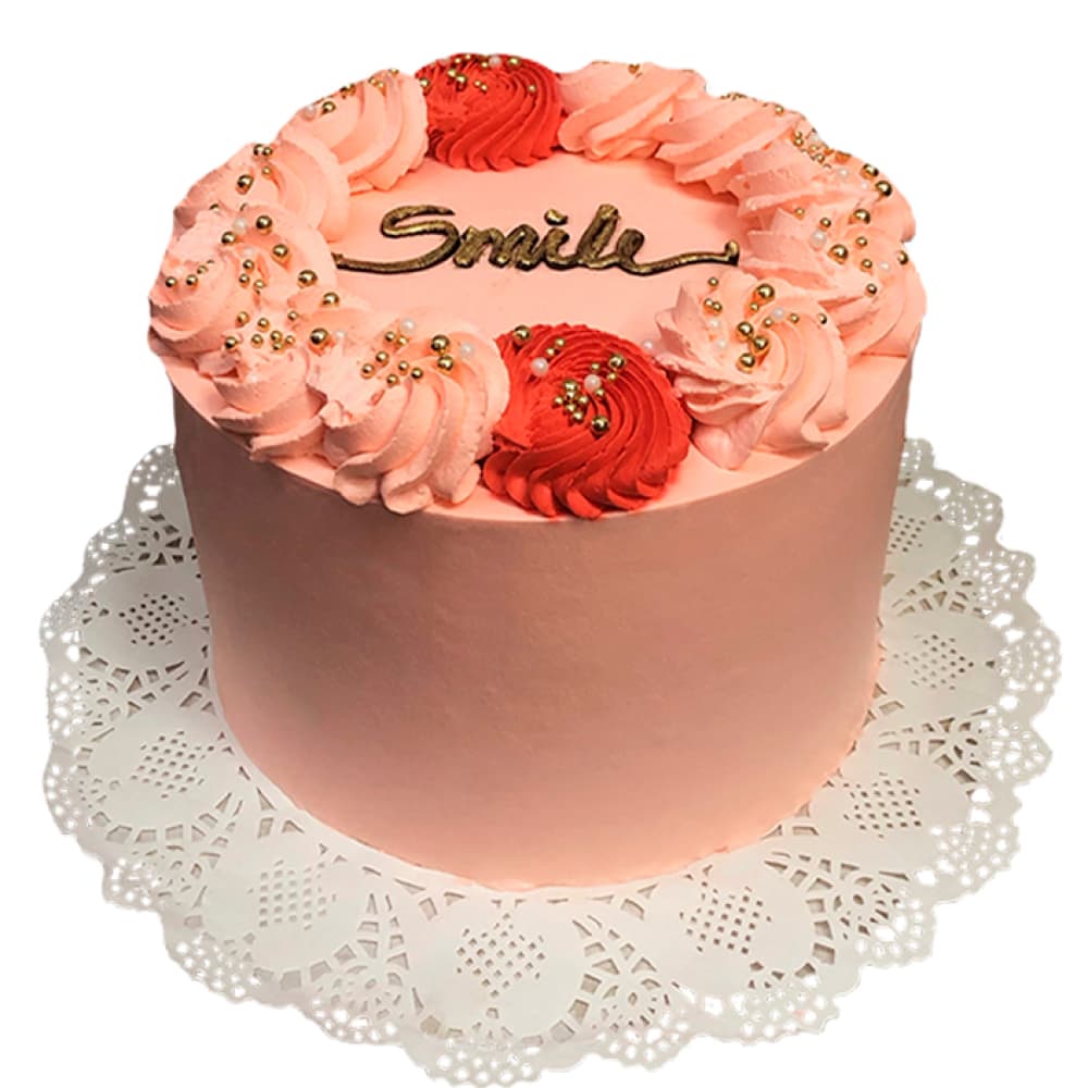 Cake de vainilla con nata naranja Deyi&Sweet (10 personas) - Miniatura 2