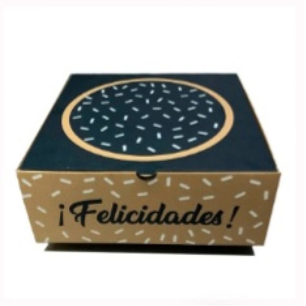 Cake de vainilla plus con nata azul (15 personas) - Miniatura 2