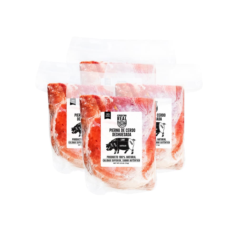 Pierna de cerdo deshuesada Cosecha Real (4 x 1 kg / 2.2 lb) - Imagen 1