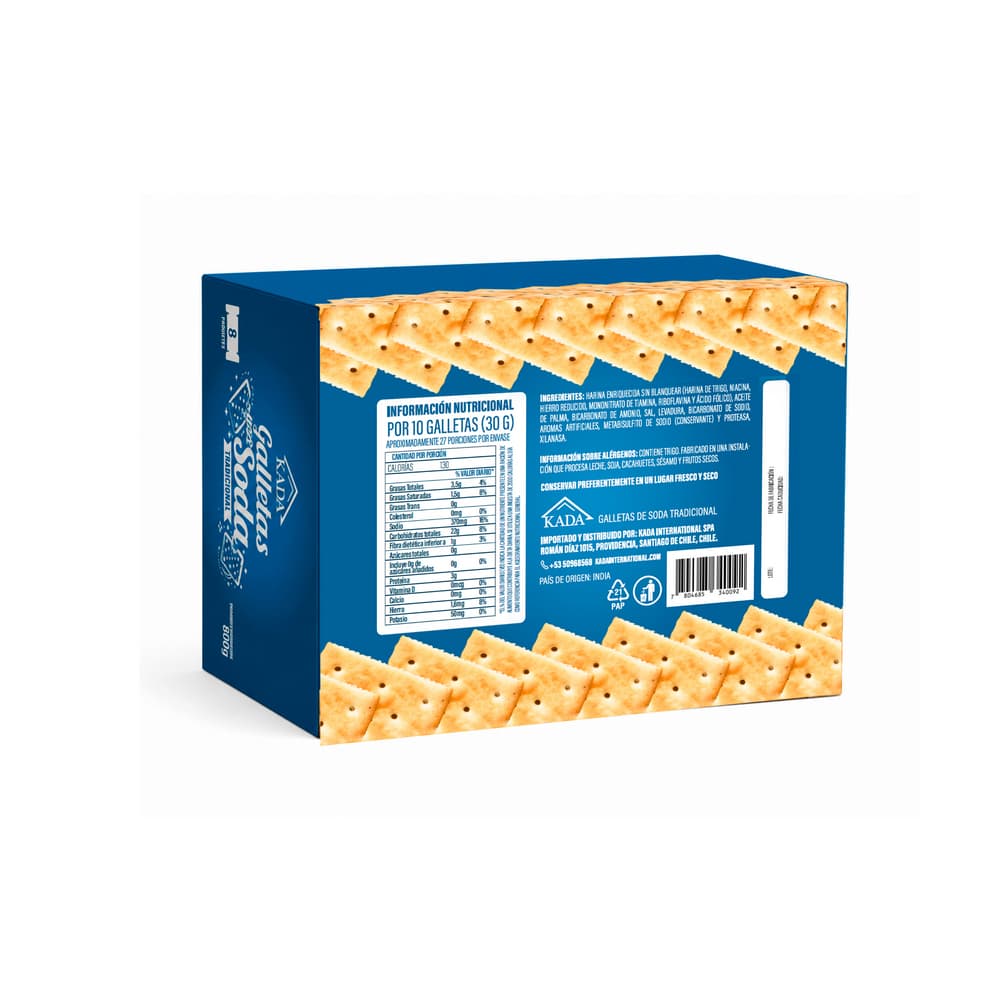 Galletas de soda tradicional Kada (800 g / 1.76 lb) - Miniatura 2