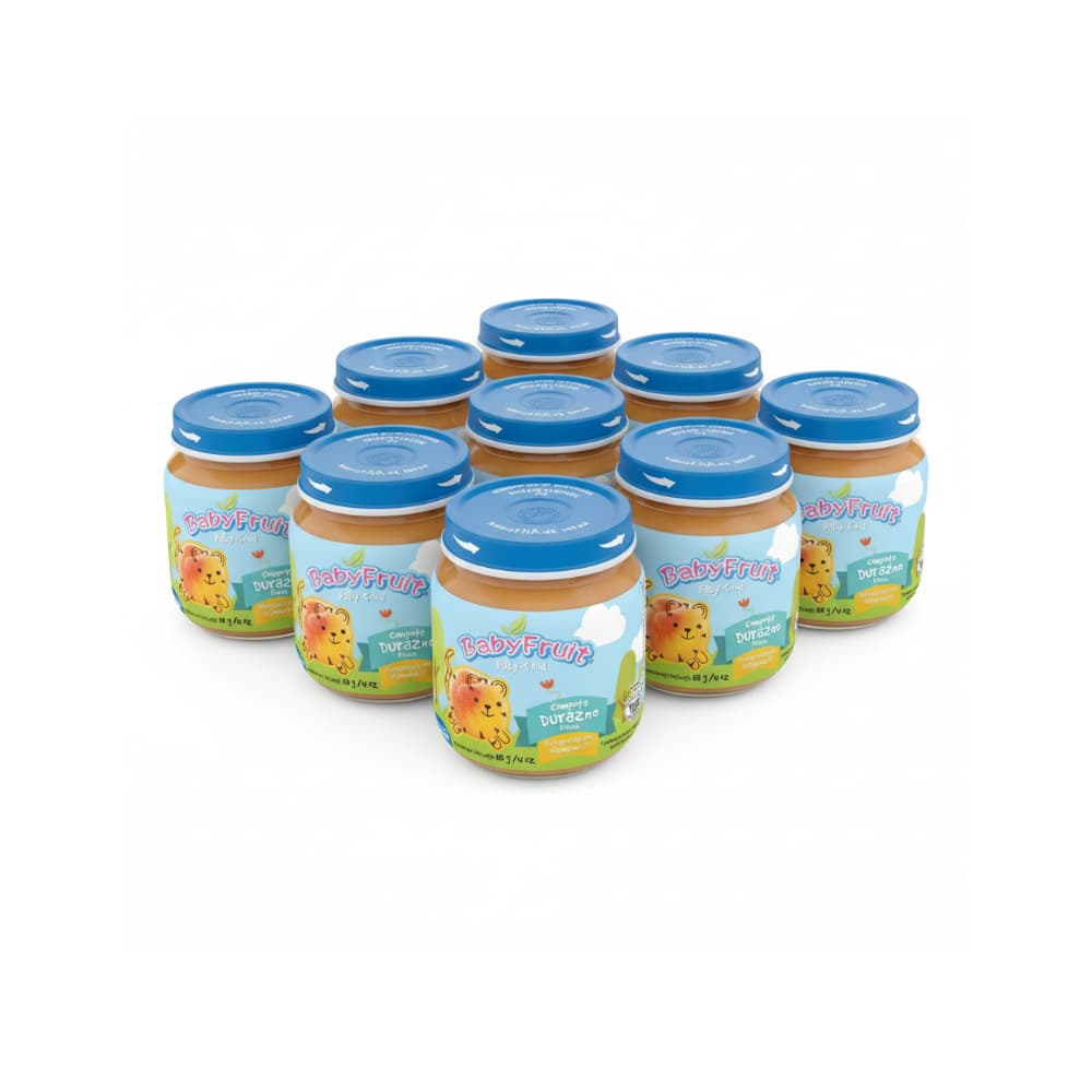 Compota de durazno Baby Fruit (9 x 113 g / 3.98 oz) - Imagen 1